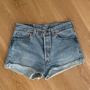 Vintage Levi’s 501 denim shorts